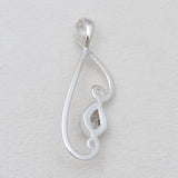 925 Silver Herkimer Quartz Pendants