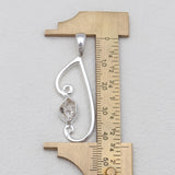 925 Silver Herkimer Quartz Pendants