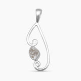 925 Silver Herkimer Quartz Pendants