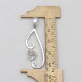 925 Silver Herkimer Quartz Pendants