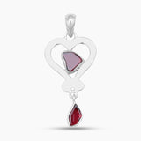 925 Sterling Silver Garnet Pendants