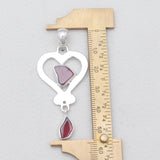 925 Sterling Silver Garnet Pendants