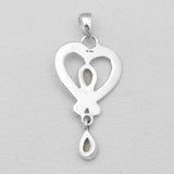 925 Sterling Silver Herkimer Quartz Pendants