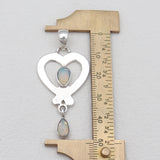 925 Sterling Silver Herkimer Quartz Pendants