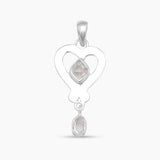 925 Sterling Silver Herkimer Quartz Pendants