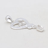 925 Sterling Silver Herkimer Quartz Pendants