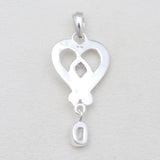 925 Sterling Silver Herkimer Quartz Pendants