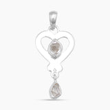 925 Sterling Silver Herkimer Quartz Pendants
