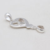 925 Sterling Silver Herkimer Quartz Pendants