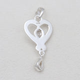 925 Sterling Silver Herkimer Quartz Pendants