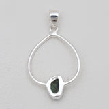 Rough Agni Manitite Silver Pendants