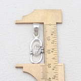 925 Silver Herkimer Quartz Pendants