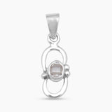 925 Silver Herkimer Quartz Pendants