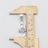 925 Silver Herkimer Quartz Pendants