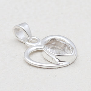 Raw Herkimer Herkimer Quartz Pendants