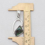 Ammolite Silver Pendants