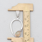 Ethiopian Opal Silver Pendants