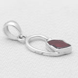 925 Sterling Silver Garnet Pendants