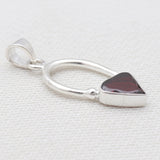 925 Sterling Silver Garnet Pendants