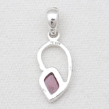 925 Sterling Silver Garnet Pendants