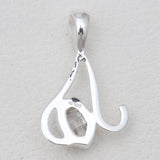 925 Silver Raw Herkimer Quartz Pendants