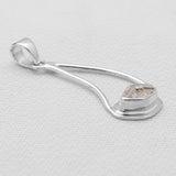 Herkimer Quartz Silver Pendants