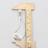 Herkimer Quartz Silver Pendants