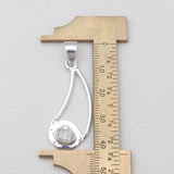 925 Silver Herkimer Quartz Pendants