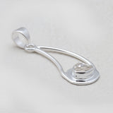 925 Silver Herkimer Quartz Pendants