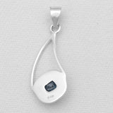 Neon Apatite Silver Pendants