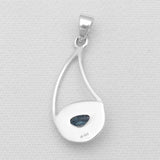 Neon Apatite Silver Pendants