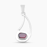 925 Sterling Silver Garnet Pendants