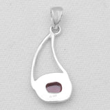 925 Sterling Silver Garnet Pendants