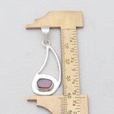 925 Sterling Silver Garnet Pendants