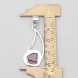 925 Sterling Silver Garnet Pendants