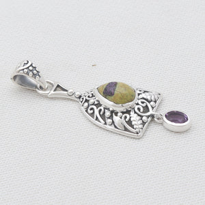 Tasmanian Serpentine Silver Pendants