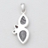 925 Sterling Silver Fordite Jasper Pendants