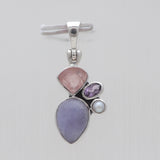 Hackmanite Silver Pendants