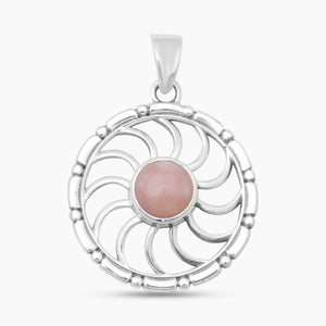 Rainbow Moonstone Silver Pendants