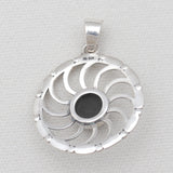 Rainbow Moonstone Silver Pendants