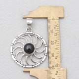 Rainbow Moonstone Silver Pendants