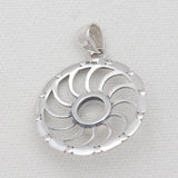 Rainbow Moonstone Silver Pendants