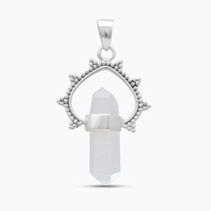 Crystal Silver Pendants