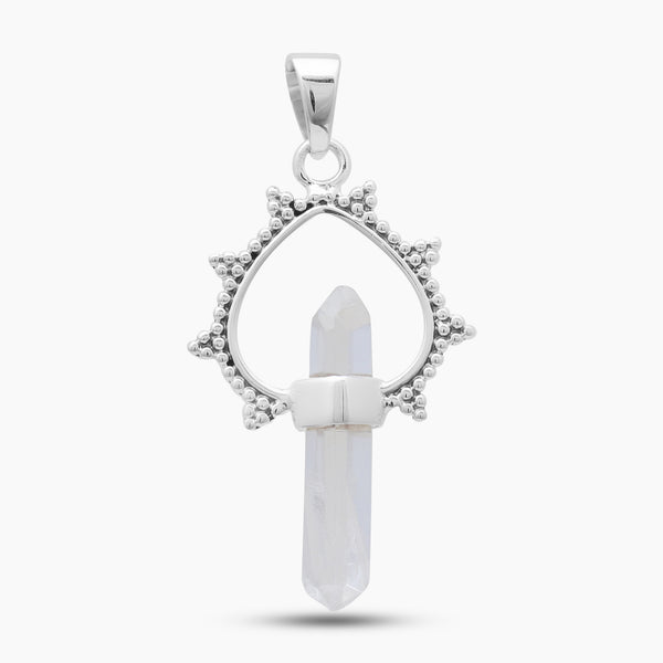 Crystal Silver Pendants