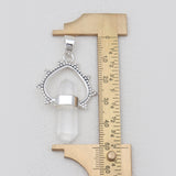 Crystal Silver Pendants