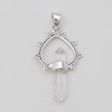 Crystal Silver Pendants