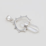 Crystal Silver Pendants