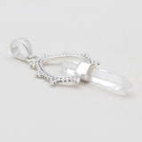 Crystal Silver Pendants