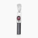 925 Sterling Silver Black Tourmaline Pendants