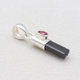 925 Sterling Silver Black Tourmaline Pendants